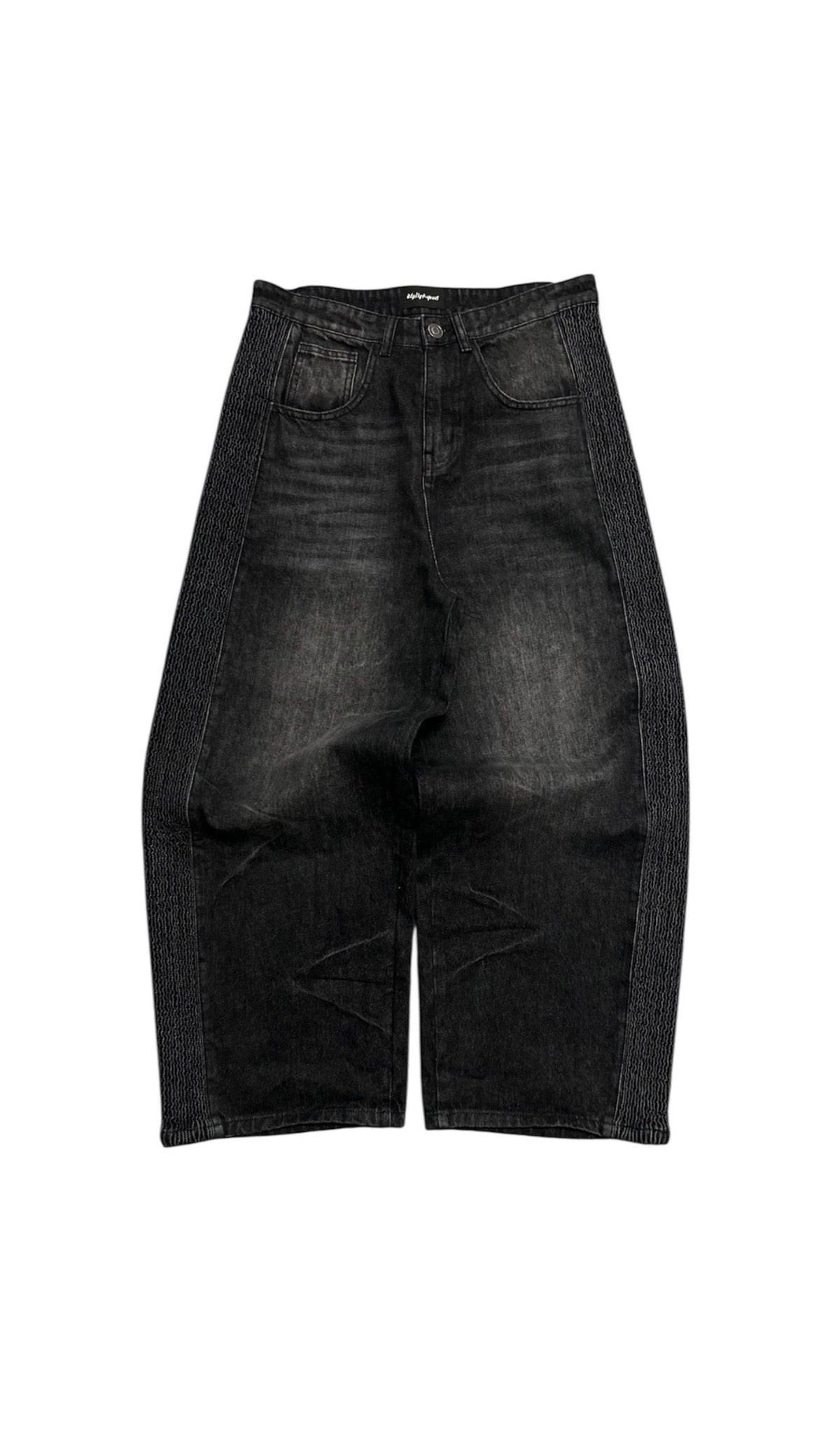 DENIM TRACKPANTS 'BLACK'