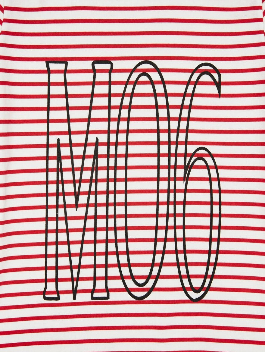 STRIPED MO6 LONGSLEEVE 'RED'