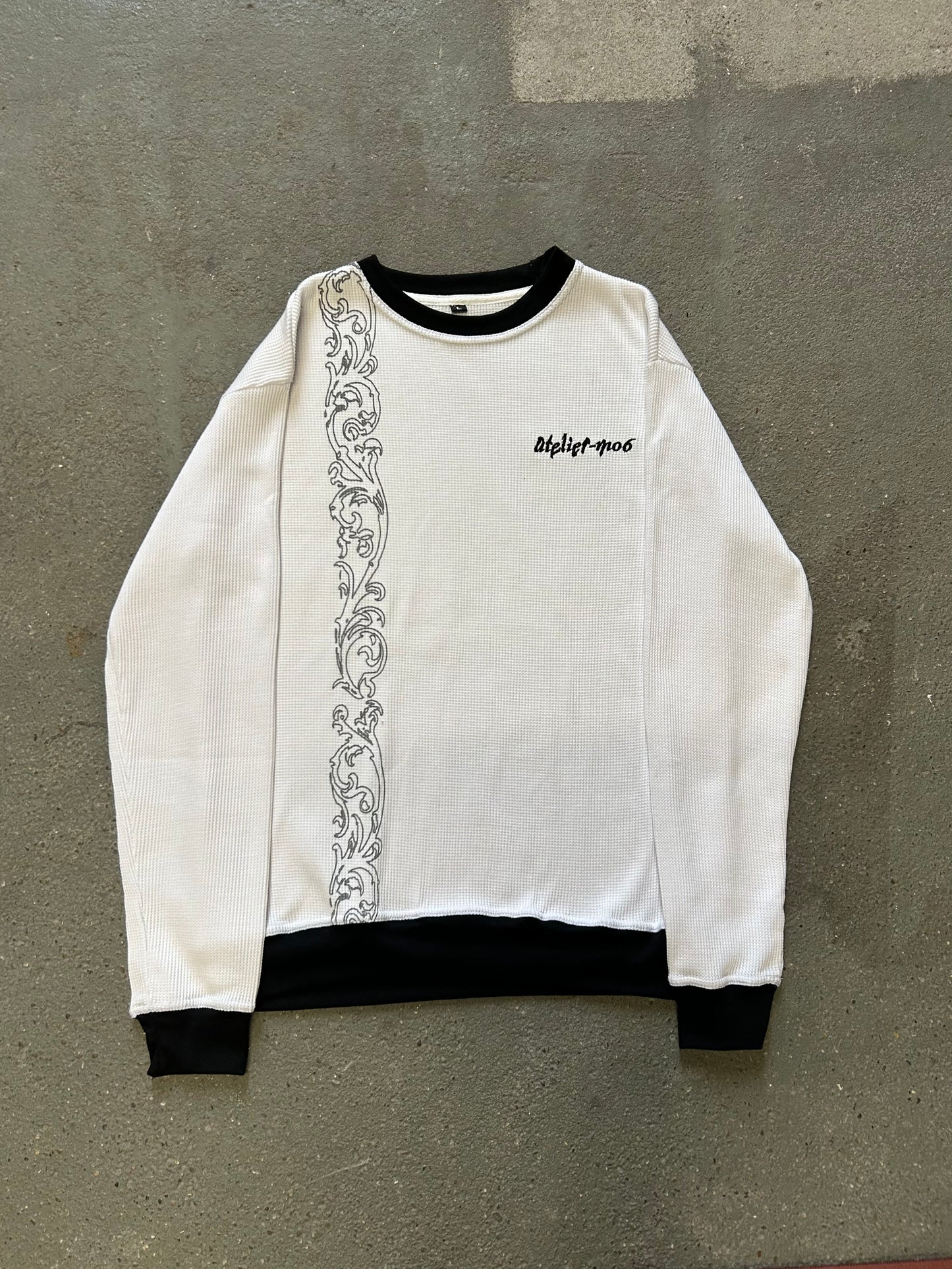 Waffle fabric longlseeve