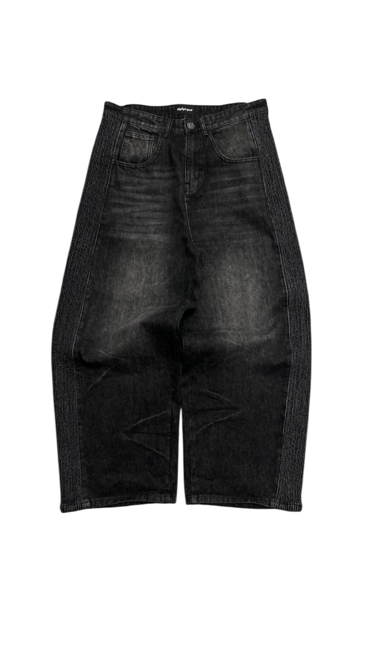 DENIM TRACKPANTS 'BLACK'