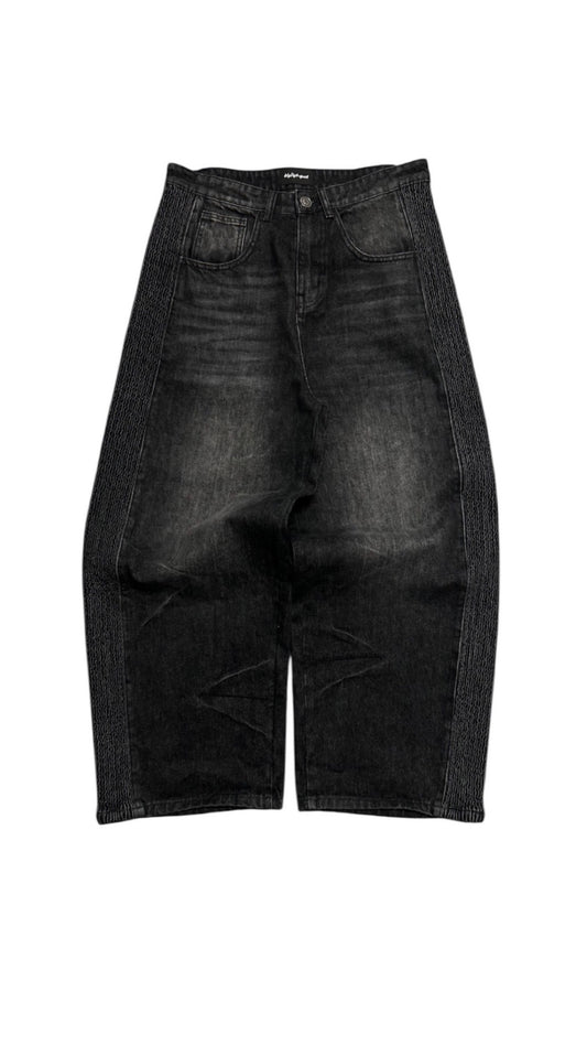 DENIM TRACKPANTS 'BLACK'