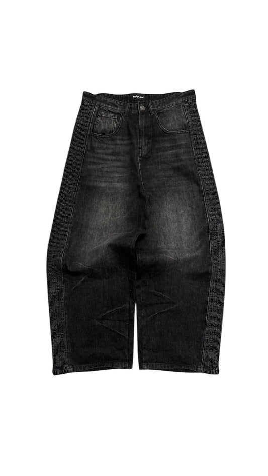 DENIM TRACKPANTS 'BLACK'