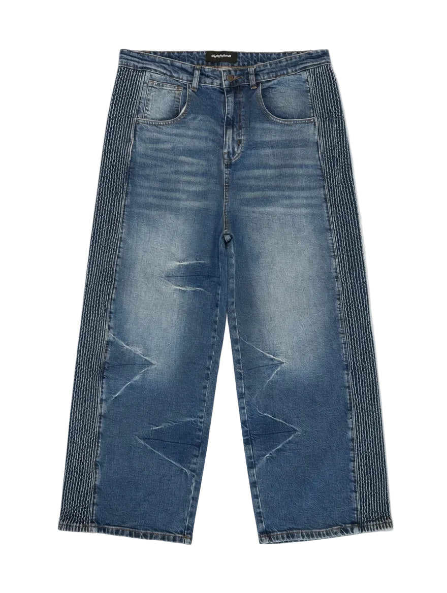 DENIM TRACKPANTS 'BLUE'