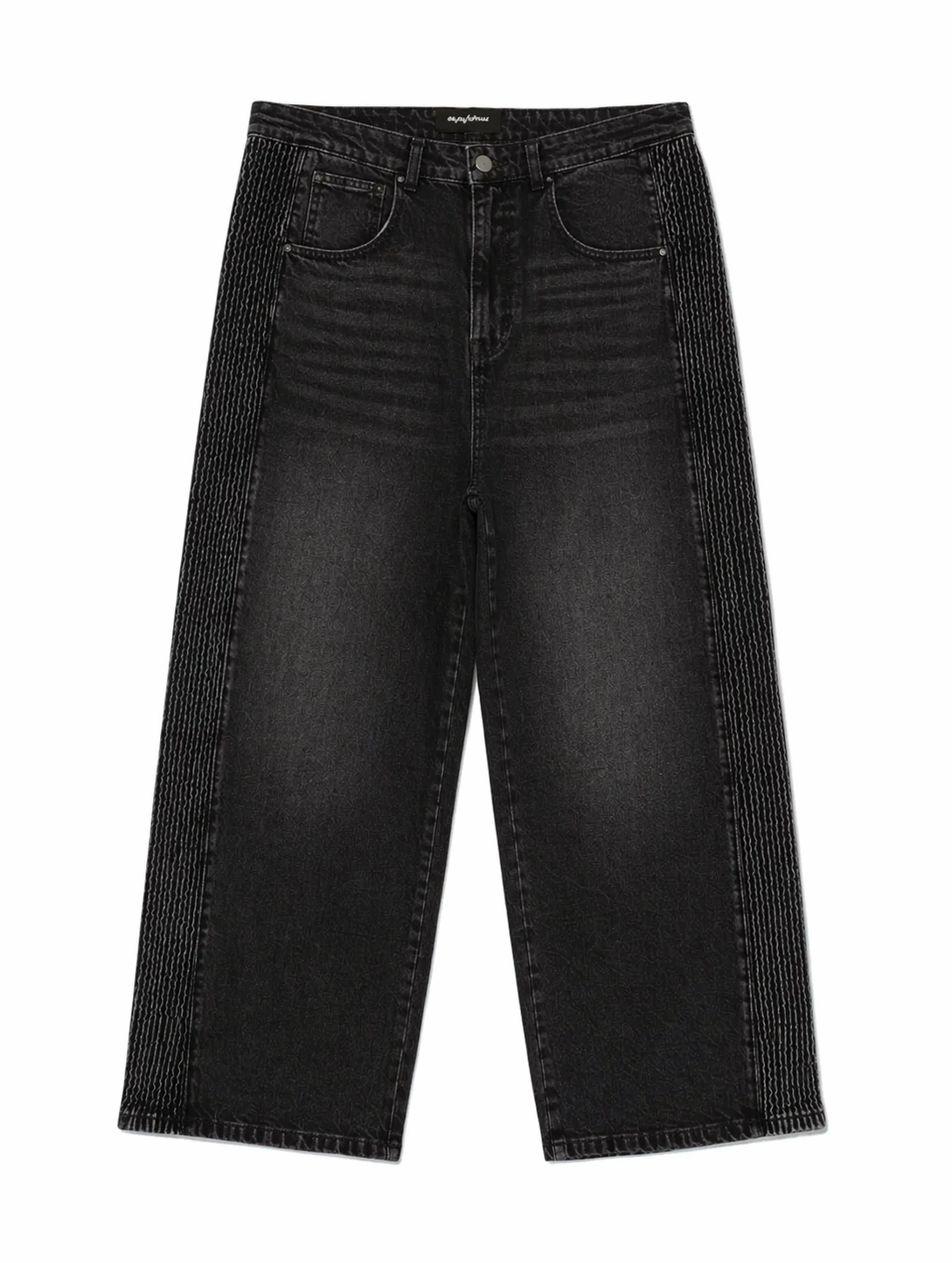 DENIM TRACKPANTS 'BLACK'
